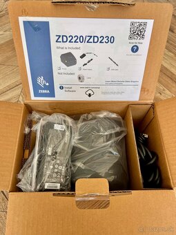 Nový Štítkovač /Tlačiareň na štítky Zebra ZD220 DT + štítky - 2