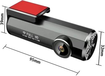Úplne nová autokamera - Dashcam bezpečnostná kamera FULL HD - 2