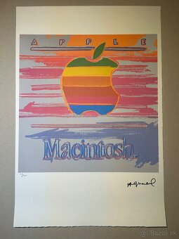 Andy Warhol " Apple" Limitovaná edícia_Certifikát - 2