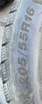 4x zimné pneumatiky 205/55R16 s diskami, Davanti M+S - 2
