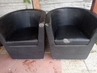 koženkové kreslá - 2