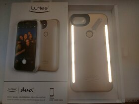 Lumee selfie kryt pre Iphone 7/8 - zlaty - 2