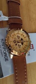 perfektní pilotské hodinky NAVIFORCE US ARMY chronograf - 2