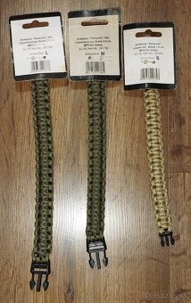 Náramky paracord, 3ks, cena za všetky - 2