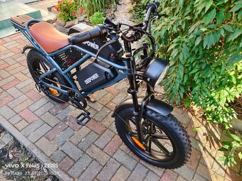 Śtýlový fat ebike s obrovskými batériami Deepower 1000W,60Ah - 2