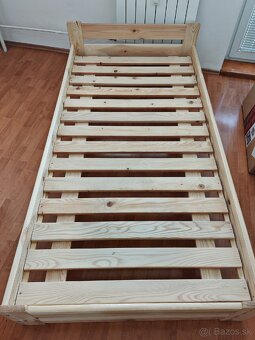 Postel s roštom + matrac 200cm x 100cm - 2