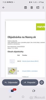 Nanny BM - 3 monitor dychu - 2