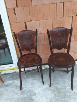 stoličky thonet 2 kusy 1890 - 2