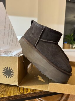 UGG ultra mini platform choco Skladom - 2