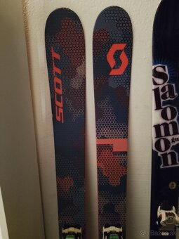 freeride lyze SCOTT Scrapper 182 cm a SALOMON Gun 188 cm - 2