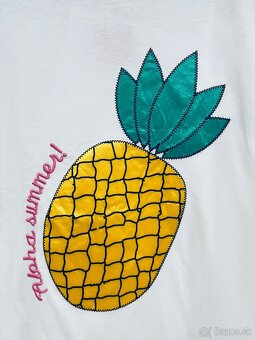 🍍 Aloha Summer Štýlové dievčenské tričko s ananásom ☀️ - 2