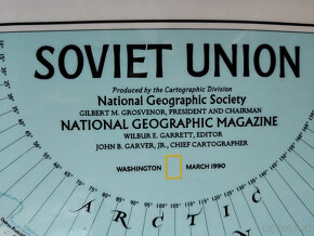 Predám mapu ZSSR - 2