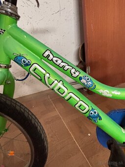 Detsky zelený bicykel 16 - 2