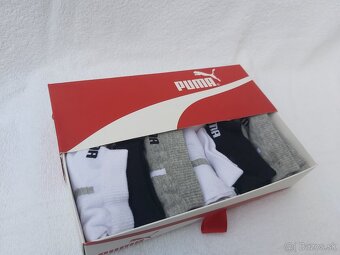 Panské kotníkové ponožky Puma, celkově 6 parů v balení, veli - 2