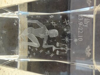 Ťažítko Váhy - sklenené - 2