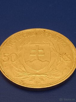 Strieborná minca J.Tiso 1944 - 2