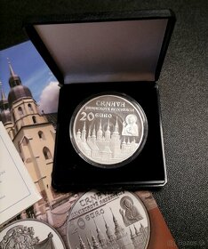 20 euro, Trnava, PROOF, striebro, Slovensko - 2