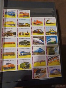 predám známky - vlaky - Japonsko - 2