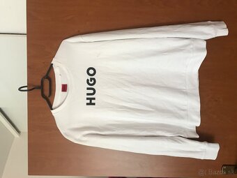HUGO BOSS originál white damska mikinka S/M - 2