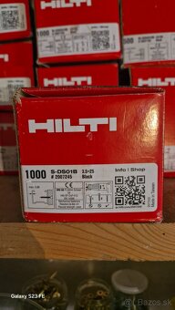 Skrutky hilti, natĺkacie kovové klince - 2