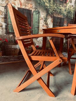 Balkónový drevený set Pitsburg - 2