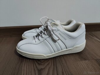 Prestige 42 - kožené biele topánky - 2