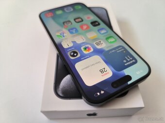 apple iphone 15 PRO 256gb Blue Titanium / Batéria 87% - 2