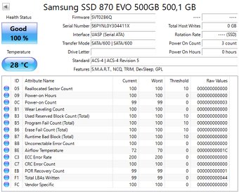 2,5" SSD Samsung / Kingspec / Intenso 500GB - 2