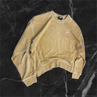 Nike vintage washed mikina | béžová | M | - 2
