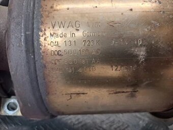 Katalizator+DPF na VW GOLF 7 - 2