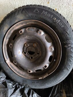 185/60/ R14 zimné pneu matador ,rozteč 5x100 - 2