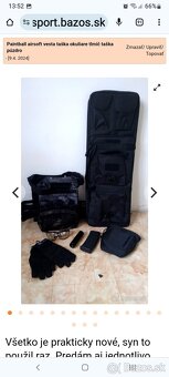 Taška na pušku airsoft paintball obal tlmič púzdro - 2