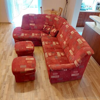 Rohová rozkladacia sedačka - 2