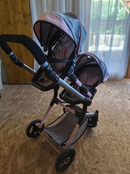 Baby born bábika, kočík a postieľka pre dvojičky - 2