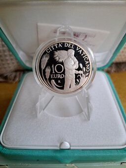 Vatikan Papez Frantisek 10euro strieborna minca - 2
