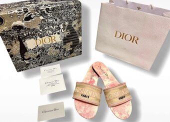 Christian Dior Dway šľapky slides - 2
