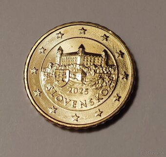 Predám UNC slovenské obehové euromince 2025. - 2