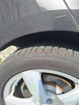 Sada 4 hlinikove disky +zimne pneumatiky - 2