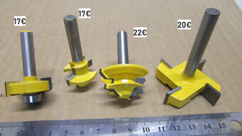 stopkové frézy na drevo ✳️✴️ Ø8mm nové - 2