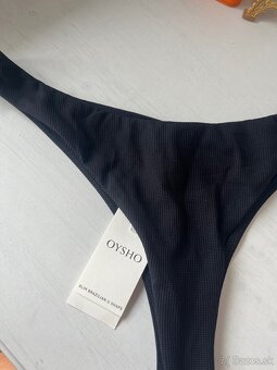 Oysho plavkové nohavičky- Slim Brazilian U Shape - 2