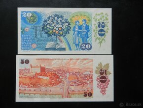 Československé UNC bankovky a iné - 2