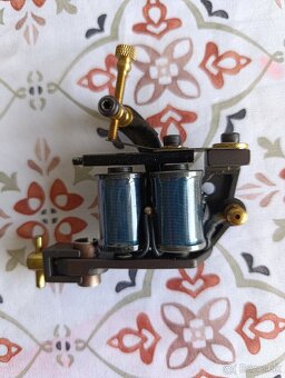 SET tetovací strojček+power supply+ grip+ pedal -komplet set - 2
