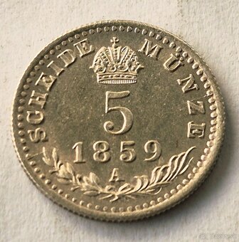5 Grajciar 1859 A František Jozef I. - 2