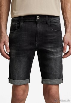 panske riflove sortky, kratasy g-star raw 3301 velkost W35 - 2