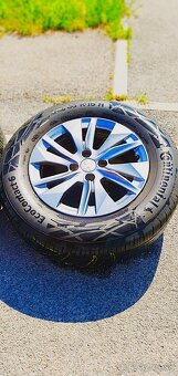 Peugeot orig alu disky + pneu Continental 205/55 R16 - 2