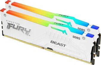 Kingston FURY 32 GB KIT DDR5 6000 MT/s CL36 Beast White RGB - 2