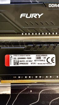 Kingston HyperX Fury DDR4 (2x4gb) 8gb kit - 2