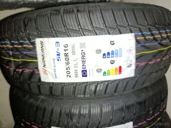 205/60 R 16 zimné pneumatiky 2 kusy - 2