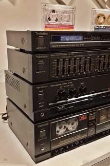 Zostava TECHNICS tuner, equalizer, zosilnovac, 2-deck = A03 - 2