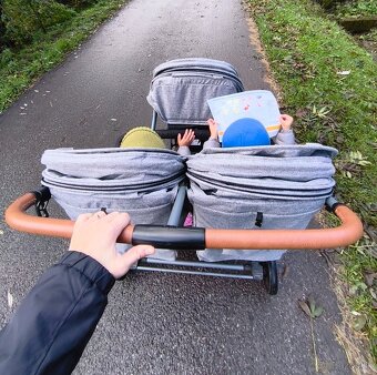 Športový kočík pre trojičky / dvojičky+1 - 2